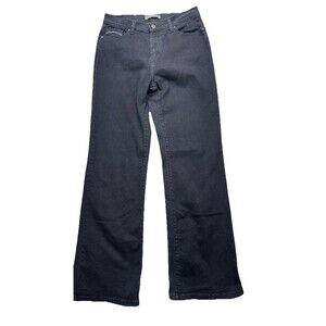 Levis 512 Perfectly Slimming Boot Cut Dark  Jeans Womens Size 12 (30x32 actual)